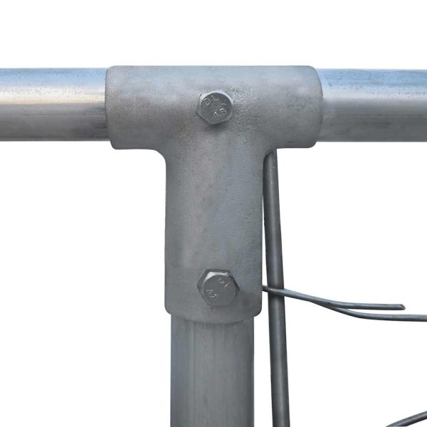 Canil de exterior em aço galvanizado 4x4x1 m - Image 3