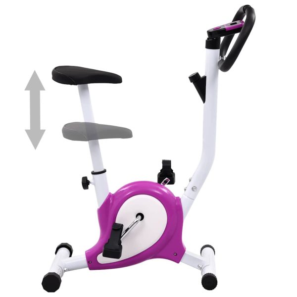 Bicicleta estática com resistência por cinta roxo - Image 2