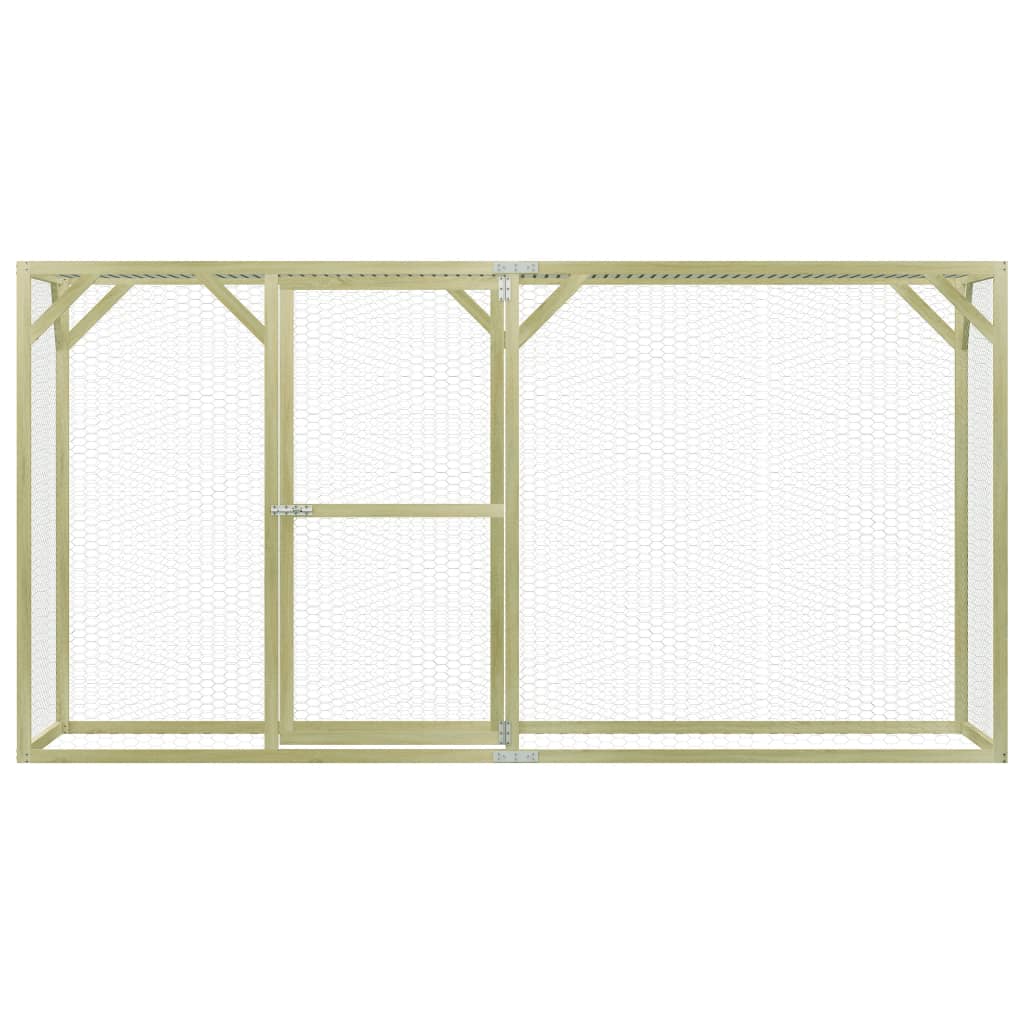 Galinheiro 1,5x3x1,5 m madeira de pinho impregnada - Image 2