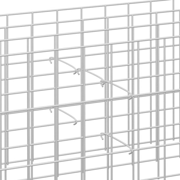 Ganchos para gabiões 50 pcs aço galvanizado 30 cm - Image 3