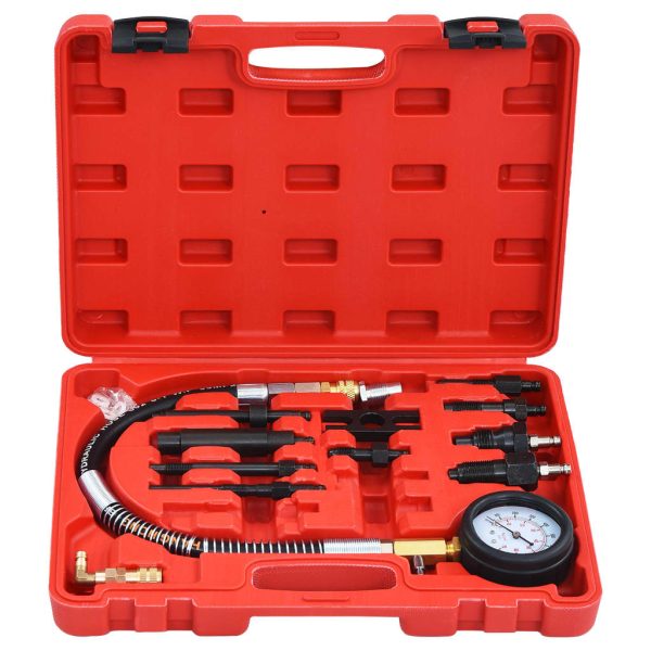 Kit de teste medidor de compressão para motor diesel 12 pcs - Image 2