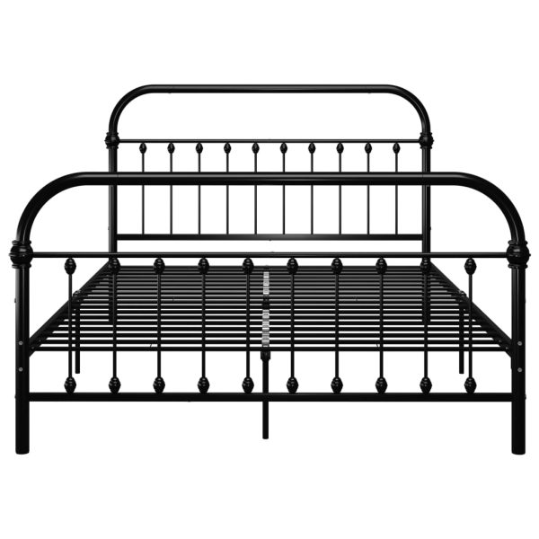 Estrutura de cama 120x200 cm metal preto - Image 3