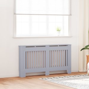 Cobertura de radiador 152x19x81,5 cm MDF antracite