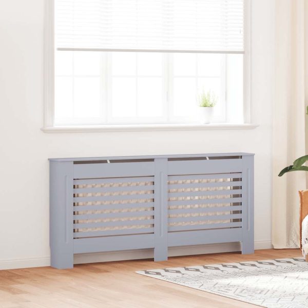 Cobertura de radiador 172x19x81,5 cm MDF antracite