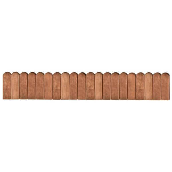 Bordaduras em rolo 2 pcs 120 cm madeira de pinho impregnada - Image 2