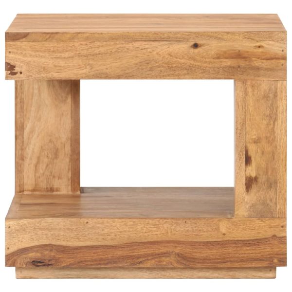 Mesa de centro 45x45x40 cm madeira de acácia maciça - Image 2