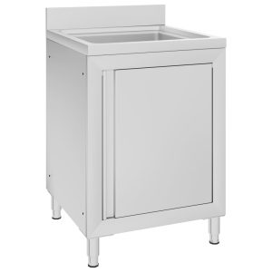 Armário p/ lava-louça cozinha comercial 60x60x96cm aço inoxid.