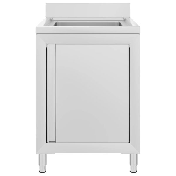 Armário p/ lava-louça cozinha comercial 60x60x96cm aço inoxid. - Image 2