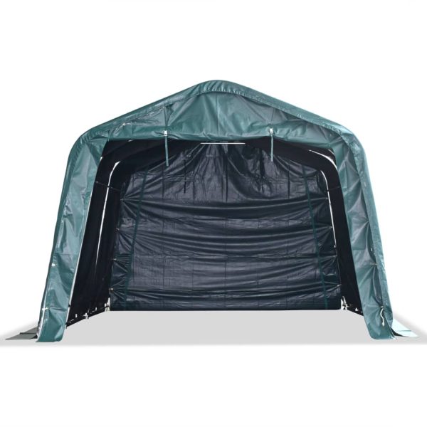 Tenda para gado removível PVC 550 g/m² 3,3x4,8 m verde escuro - Image 2