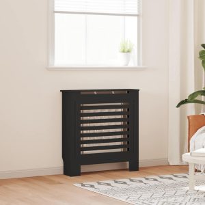 Cobertura de radiador MDF 78 cm preto