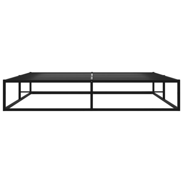 Estrutura de cama 140x200 cm metal preto - Image 3