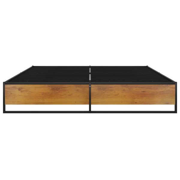 Estrutura de cama 180x200 cm metal preto - Image 3