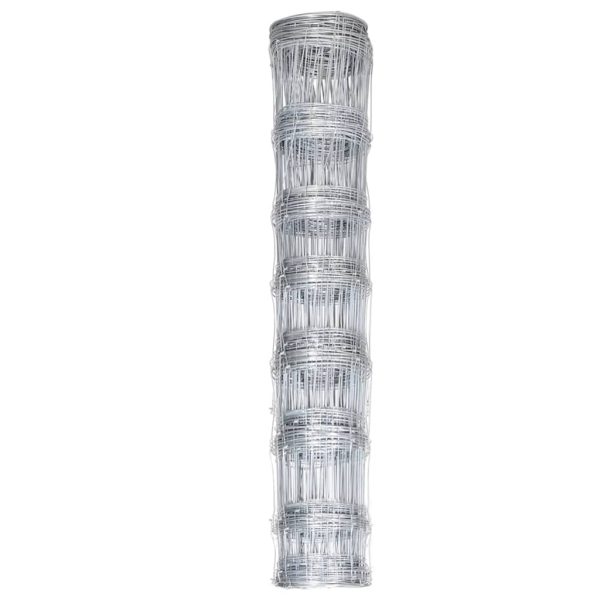Cerca de jardim 50x1 m aço galvanizado prateado - Image 2