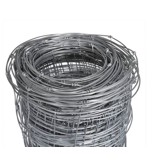 Cerca de jardim 50x1 m aço galvanizado prateado - Image 3