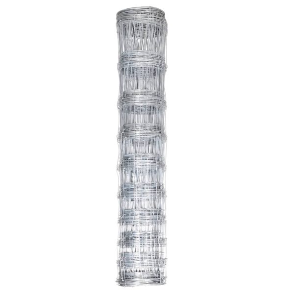 Cerca de jardim 50x1,2 m aço galvanizado prateado - Image 2