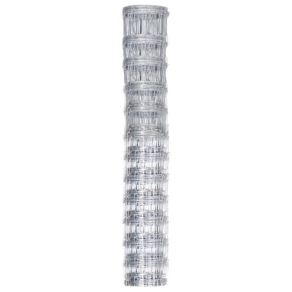 Cerca de jardim 50x1,25 m aço galvanizado prateado - Image 2