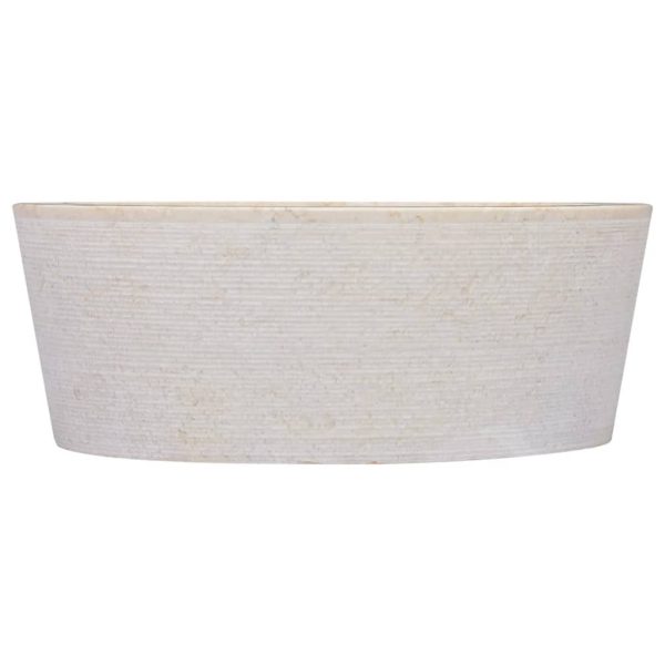 Lavatório Ø40x15 mármore cor creme - Image 3