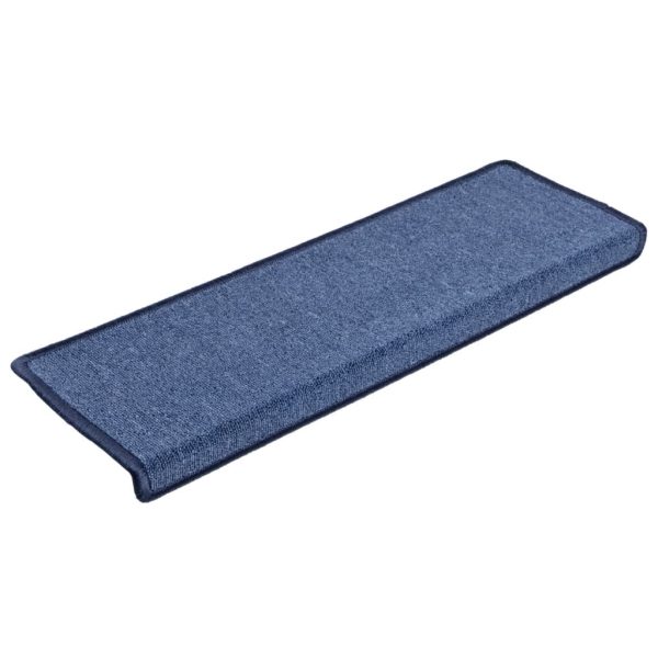 Tapetes de escadas 10 pcs 65x21x4 cm azul - Image 2