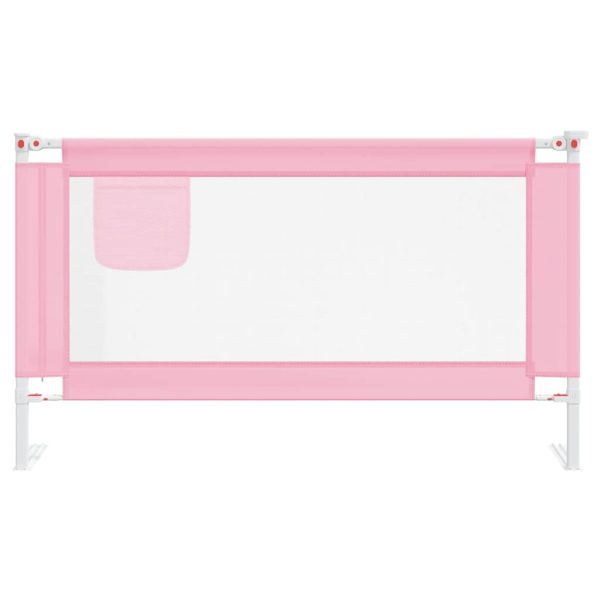 Barra de segurança p/ cama infantil tecido 140x25 cm rosa - Image 2