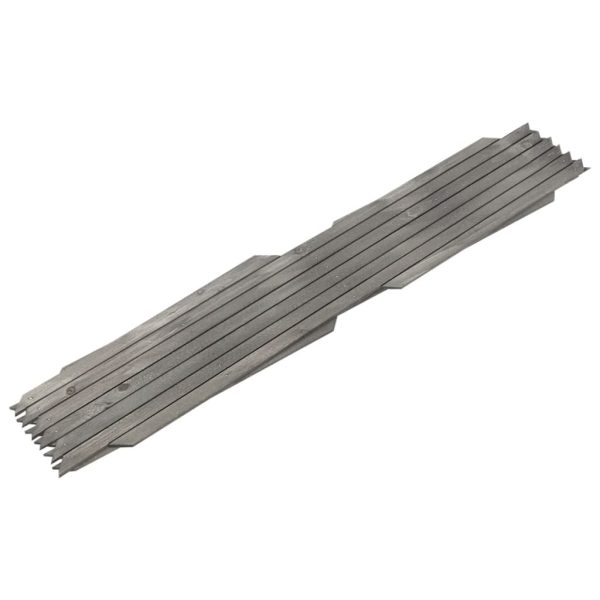 Cercas em treliça 5 pcs 180x60 cm abeto maciço cinzento - Image 3