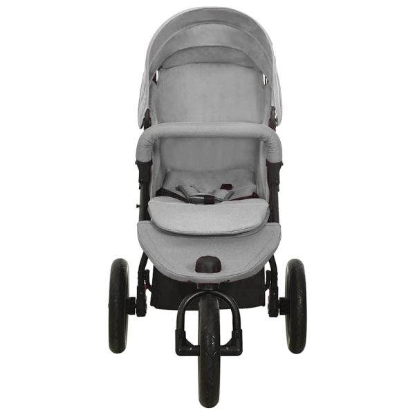 Carrinho de bebé aço cinzento-claro - Image 2