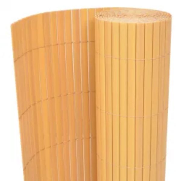 Cerca de jardim dupla face 90x400 cm amarelo - Image 2