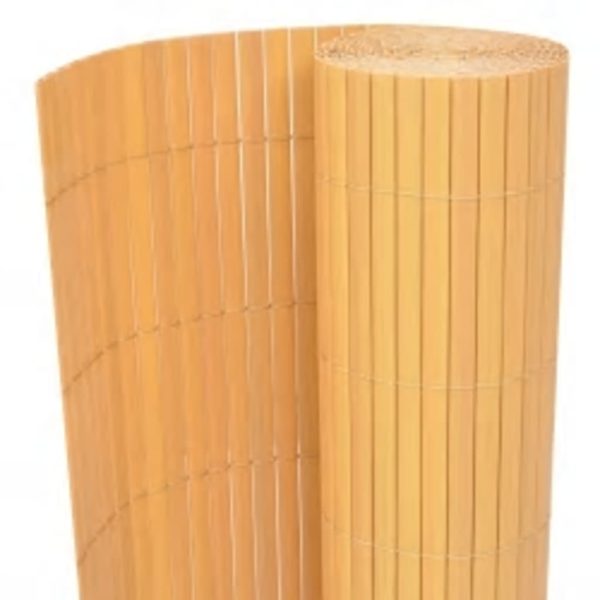Cerca de jardim dupla face 110x300 cm amarelo - Image 2