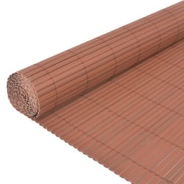 Cerca de jardim dupla face 110x300 cm castanho - Image 3