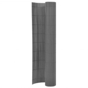 Cerca de jardim dupla face 110x300 cm cinzento