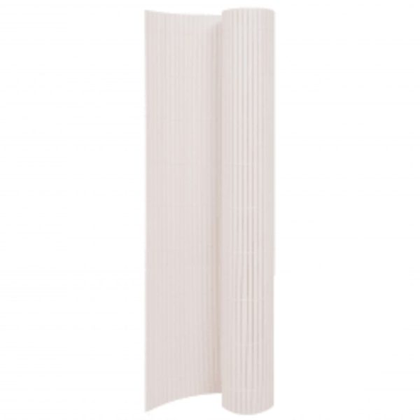 Cerca de jardim dupla face 110x500 cm branco
