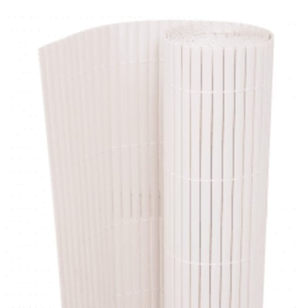 Cerca de jardim dupla face 110x500 cm branco - Image 2