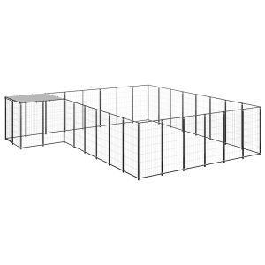 Canil 15,73 m² aço preto