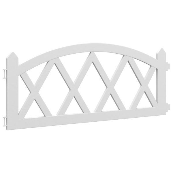 Bordas de relvado 17 pcs 10 m PP branco - Image 2