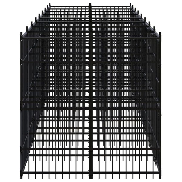 Canil de exterior 14,75 m² aço - Image 3