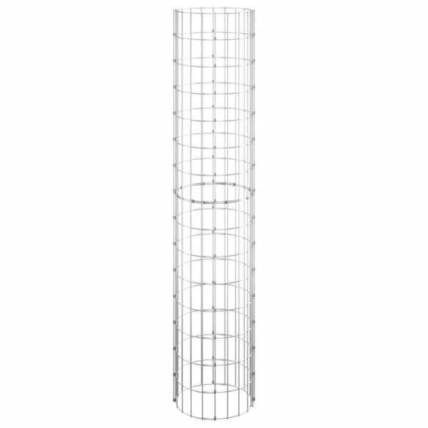 Canteiro elevado/cesto gabião em poste Ø30x150 cm aço galvaniz. - Image 2