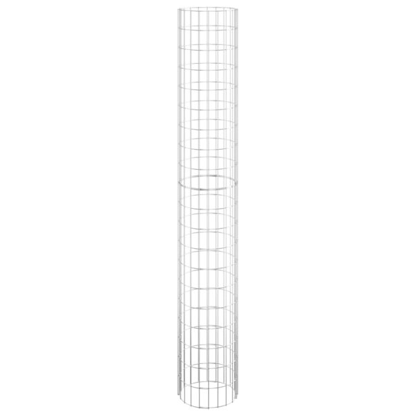 Canteiro elevado/cesto gabião em poste Ø30x200 cm aço galvaniz. - Image 2
