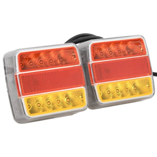 Farolins de reboque 2 pcs lâmpada LED 12V vermelho - Image 2