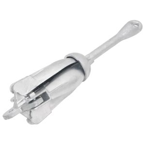 Âncora dobrável 8 kg ferro fundido galvanizado a quente prata