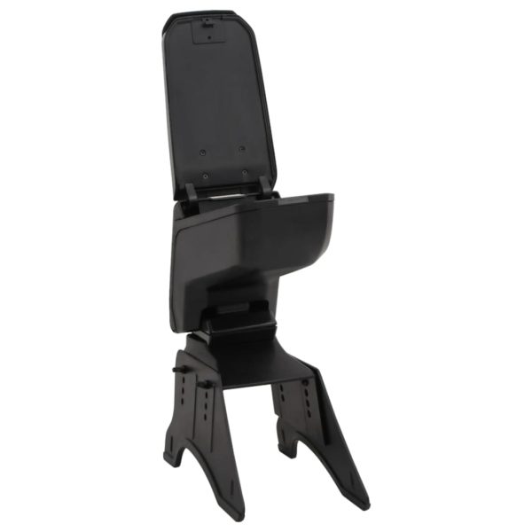 Apoio de braço p/ carro universal 14x30x(32-48,5) cm ABS preto - Image 3