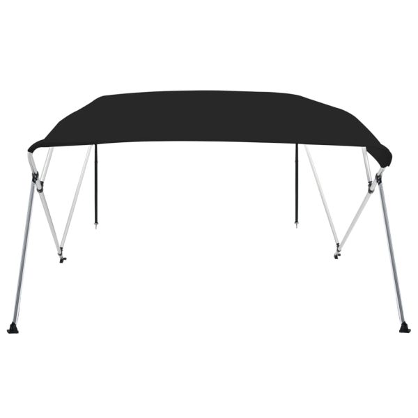Toldo de 4 arcos Bimini 243x196x137 cm preto - Image 2