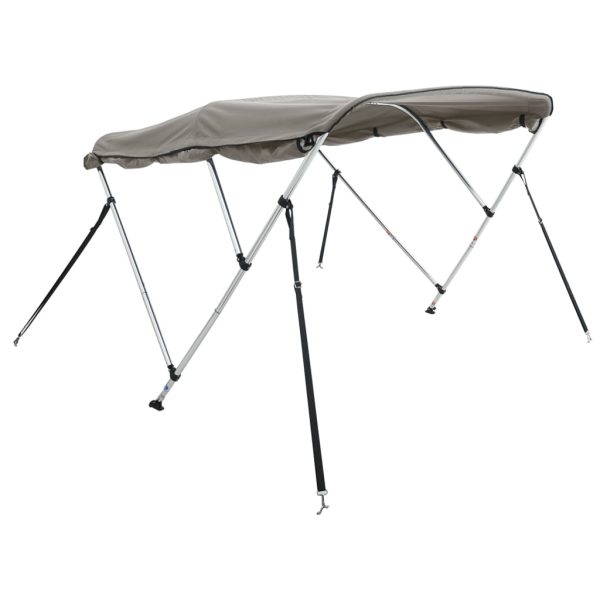 Toldo de 3 arcos Bimini c/ paredes laterais 183x(170-182)x137cm - Image 2