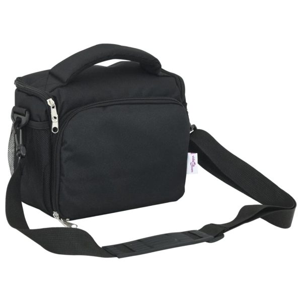 Saco para câmara com capa impermeável tecido oxford preto