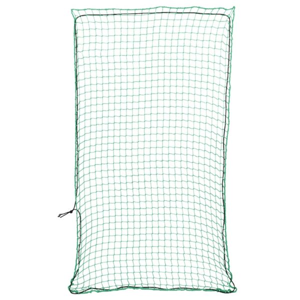 Rede para reboque com corda elástica 3x1,65 m PP verde