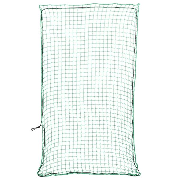 Rede para reboque com corda elástica 3,5x2 m PP verde