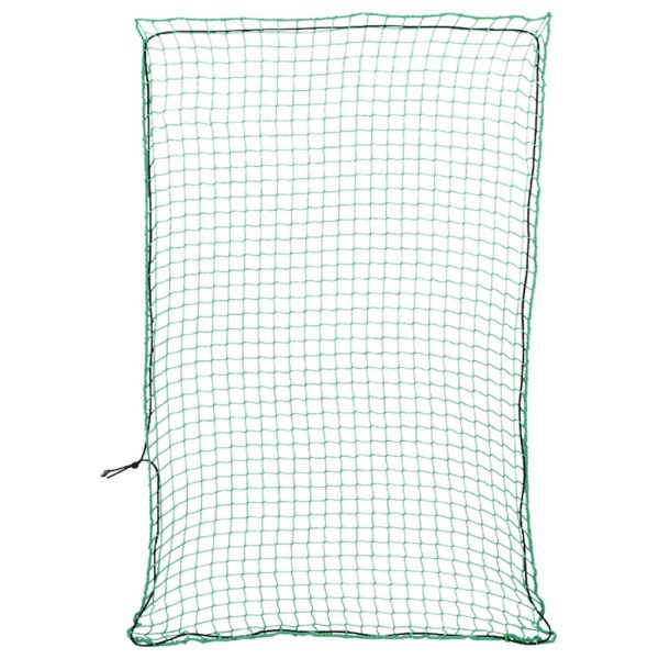 Rede para reboque com corda elástica 3,5x2,5 m PP verde