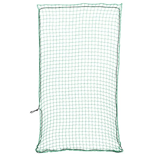 Rede para reboque com corda elástica 4,5x2,5 m PP verde