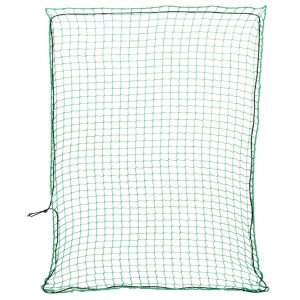 Rede para reboque com corda elástica 3,5x3 m PP verde