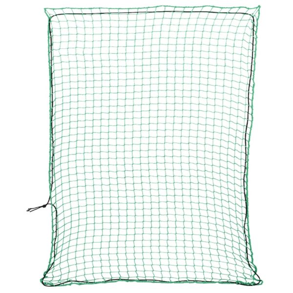 Rede para reboque com corda elástica 3,5x3 m PP verde