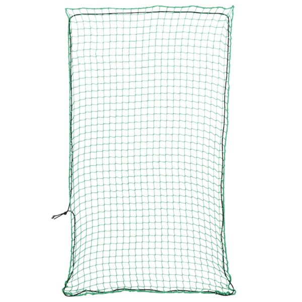 Rede para reboque com corda elástica 5x3 m PP verde