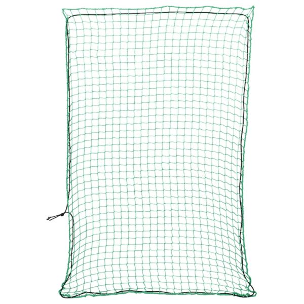 Rede para reboque com corda elástica 5x3,5 m PP verde